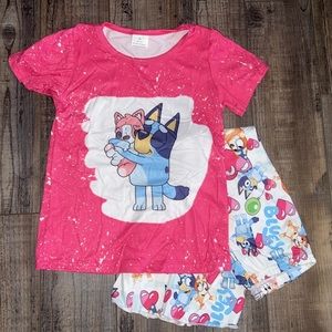 Bluey Outfit with Bell Bottoms